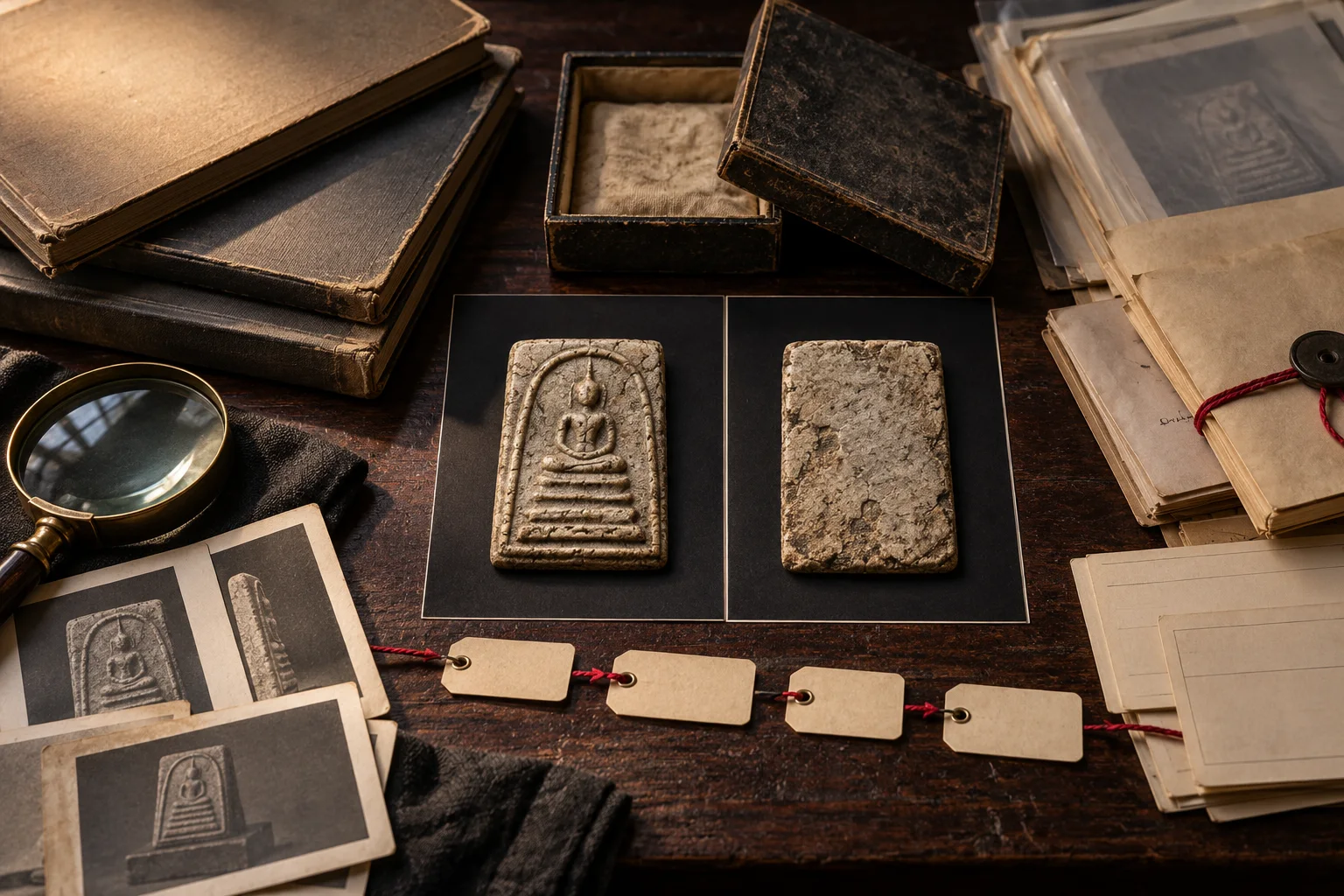 How Provenance and Catalogues Support Amulet Identification