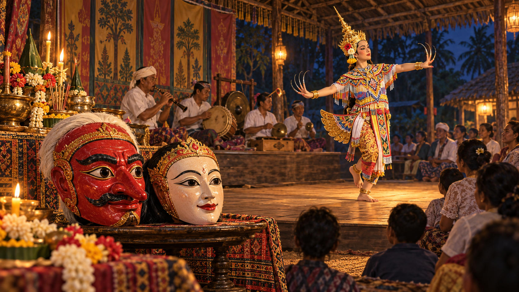 From Pran Boon to Nora Rong Khru: Hunters, Comic Masks, Ancestral Masters and Wat Yang Yai