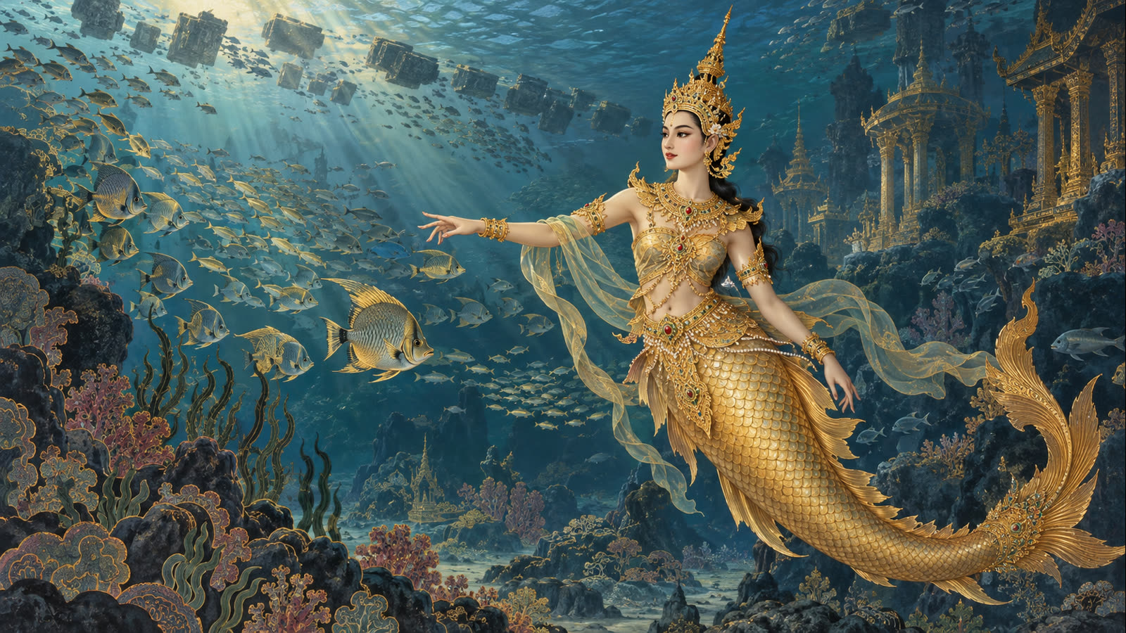 Suphannamatcha: the golden fish princess, the stolen stones and her own choice