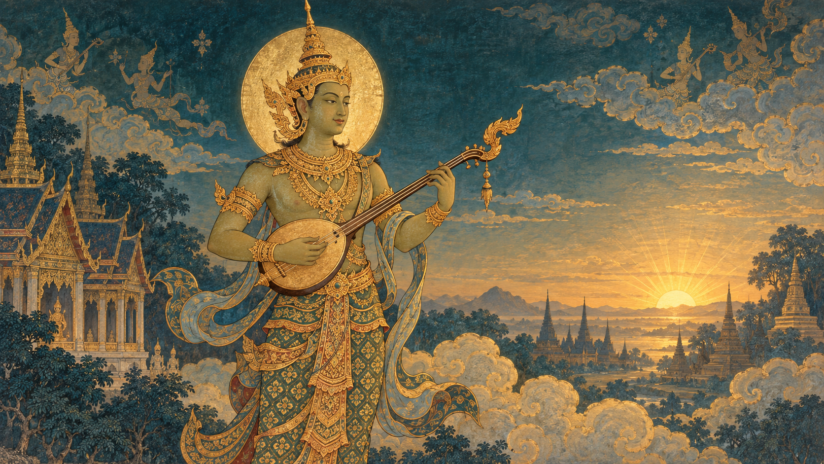 Dhatarattha: Guardian King of the East